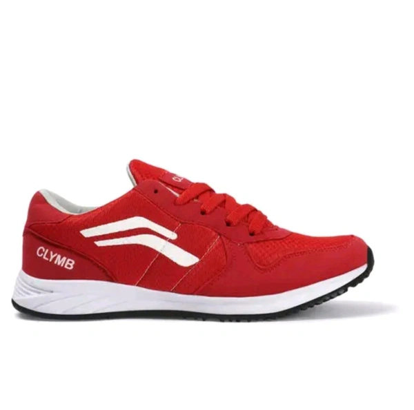 Clymb saga sports shoes for men  - Red, Ind 6