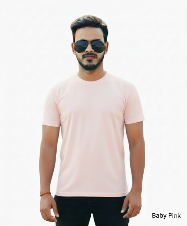 Eenfnety ™ Men Fashion Cotton Blend T-Shirt | Men Half Sleeve Casual Regular Fit T Shirt | Stylish Trendy Solid Men Mandarin Collar Hlaf Sleeves Combo T-Shirt for Men | Laple collar t-shirt