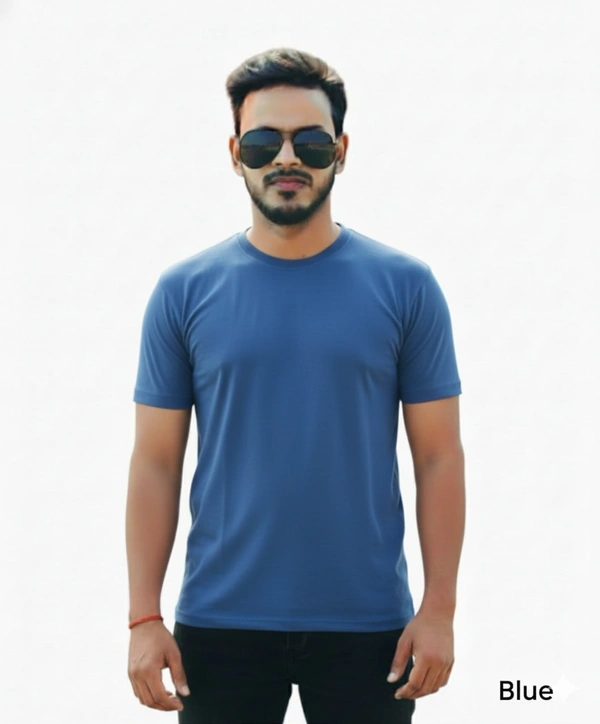 Eenfnety ™ Men Fashion Cotton Blend T-Shirt | Men Half Sleeve Casual Regular Fit T Shirt | Stylish Trendy Solid Men Mandarin Collar Hlaf Sleeves Combo T-Shirt for Men | Laple collar t-shirt