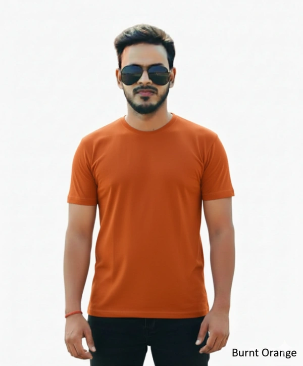 Eenfnety ™ Men Fashion Cotton Blend T-Shirt | Men Half Sleeve Casual Regular Fit T Shirt | Stylish Trendy Solid Men Mandarin Collar Hlaf Sleeves Combo T-Shirt for Men | Laple collar t-shirt