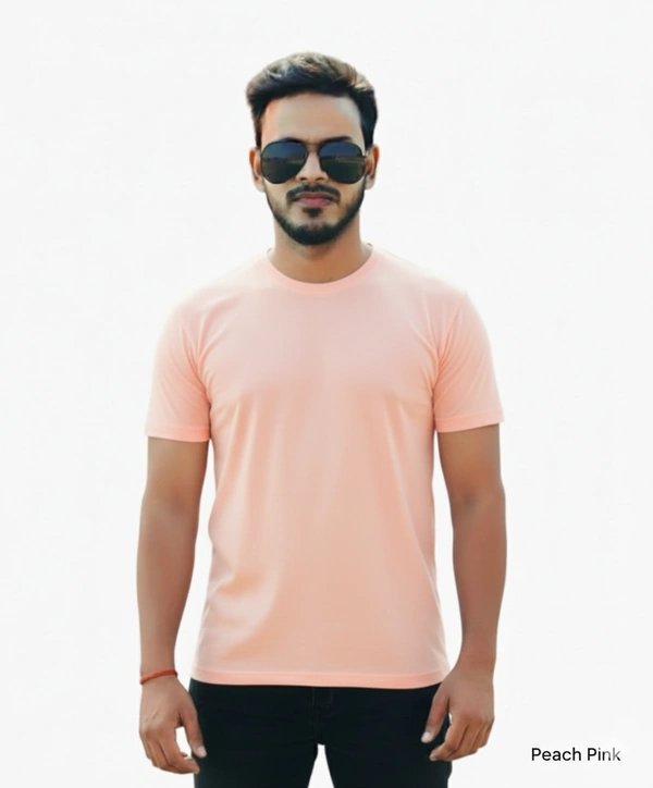 Eenfnety ™ Men Fashion Cotton Blend T-Shirt | Men Half Sleeve Casual Regular Fit T Shirt | Stylish Trendy Solid Men Mandarin Collar Hlaf Sleeves Combo T-Shirt for Men | Laple collar t-shirt