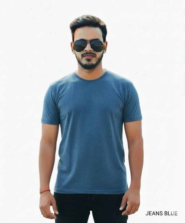 Eenfnety ™ Men Fashion Cotton Blend T-Shirt | Men Half Sleeve Casual Regular Fit T Shirt | Stylish Trendy Solid Men Mandarin Collar Hlaf Sleeves Combo T-Shirt for Men | Laple collar t-shirt