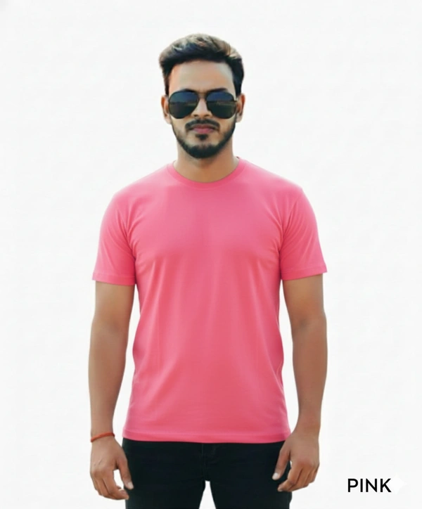 Eenfnety ™ Men Fashion Cotton Blend T-Shirt | Men Half Sleeve Casual Regular Fit T Shirt | Stylish Trendy Solid Men Mandarin Collar Hlaf Sleeves Combo T-Shirt for Men | Laple collar t-shirt