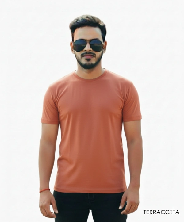 Eenfnety ™ Men Fashion Cotton Blend T-Shirt | Men Half Sleeve Casual Regular Fit T Shirt | Stylish Trendy Solid Men Mandarin Collar Hlaf Sleeves Combo T-Shirt for Men | Laple collar t-shirt