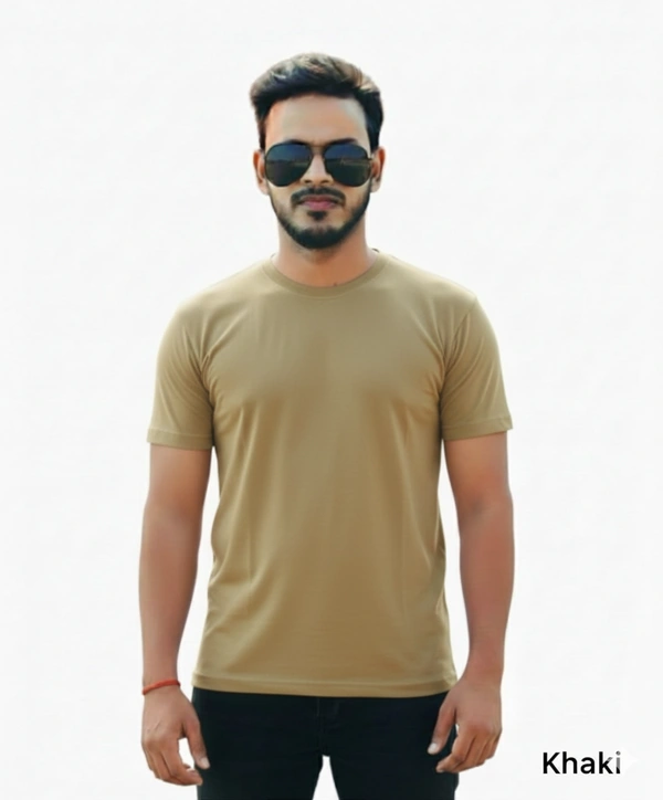 Eenfnety ™ Men Fashion Cotton Blend T-Shirt | Men Half Sleeve Casual Regular Fit T Shirt | Stylish Trendy Solid Men Mandarin Collar Hlaf Sleeves Combo T-Shirt for Men | Laple collar t-shirt