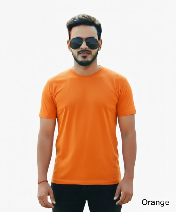 Eenfnety ™ Men Fashion Cotton Blend T-Shirt | Men Half Sleeve Casual Regular Fit T Shirt | Stylish Trendy Solid Men Mandarin Collar Hlaf Sleeves Combo T-Shirt for Men | Laple collar t-shirt