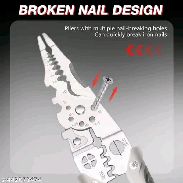 Multifunctional Wire Stripper Crimper Cable Cutter Pliers, 2024 New Multifunctional Wire Stripper Crimper Cable Cutter Plier,Adjustable Wire Strippers and Crimping Tool for Stripping Crimping CuttingName: Multifunctional Wire Stripper Crimper Cable Cutter Pliers, 2024 New Multifunctional Wire Stripper Crimper Cable Cutter Plier,Adjustable Wire Strippers and Crimping Tool for Stripp