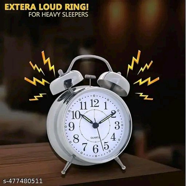Twin Bell PCENFAP037 Analog Display Table Alarm Clock with Night Led Light 
Name: Twin Bell Analog Display Table Alarm  