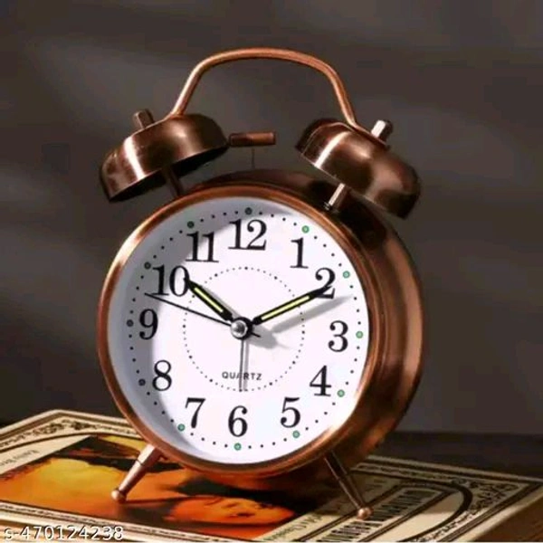 Twin Bell PCENFAP037 Analog Display Table Alarm Clock with Night Led Light 
Name: Twin Bell Analog Display Table Alarm  