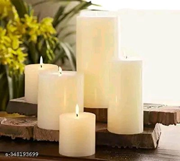 Eenfnety ™ PCECR85001 Elegant Pillar Scented Candle | Long-Lasting Fragrance | Stylish Home Décor | Perfect for Relaxation & Ambiance
 