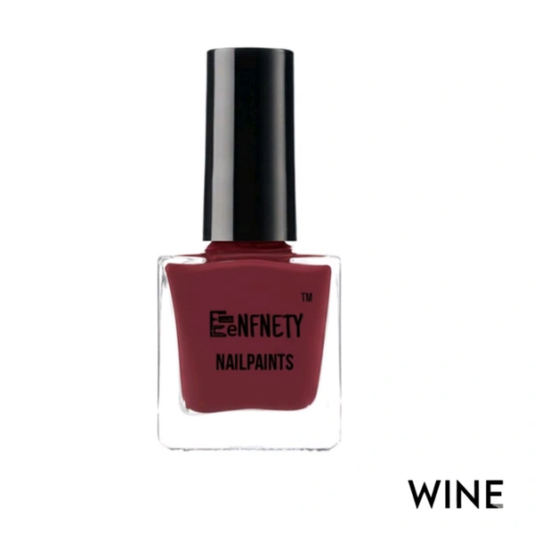 Eenfnety ™ Nailpaints PCENFNP001 for Women | Long Lasting Nail Polish for Women Girls, Gel Nailpaint Combo, Glossy Finish Nailpolish Combo, Vegan, Non-Toxic, Chip Resistant, 10ml