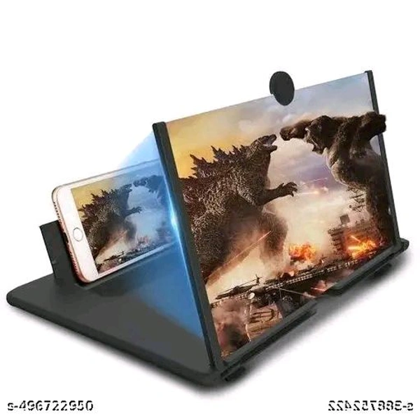 Mobile PCENF5419 Phone Holder With Video Screen Amplifier, Mobile Phone 3D Screen Magnifier, Mobile video screen larger, mobile big screen, mobile screen, home theatre, home projector,  