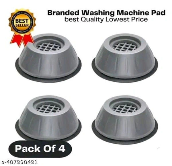 Washing PCENFAP060 Machine Anti-Vibration Feet Pads for Washing Machine, Washer and Dryer Anti-Vibration Pads with Suction Cup, Anti Walk Pads  
