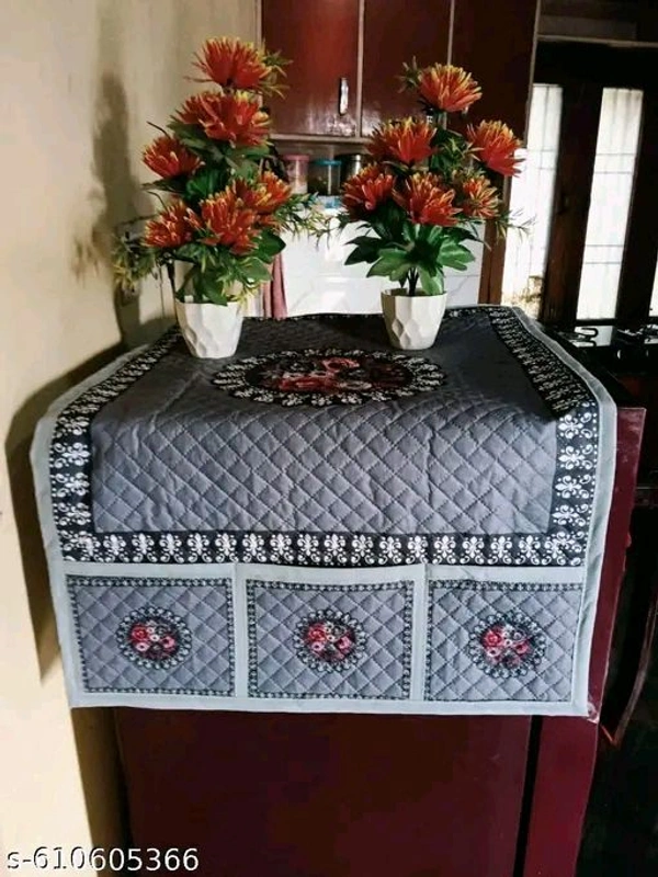 fridge top cover
Name: fridge top cover
Material: Fabric
Type: Fridge Covers
Set: Fridge Top+Handle Cover
Pattern: Printed
 