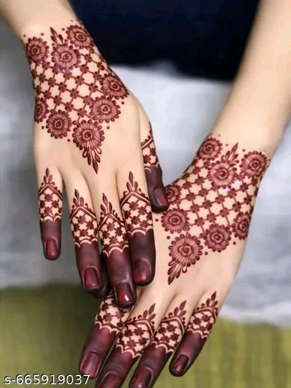 Eureka's Henna Stencil Tattoo For Girls, Women's And Kids| Latest Mehendi Stencil
 