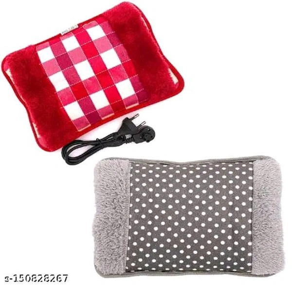 Electric Fur Velvet heating bag, hot water bag, Heating Pad, Electrical Hot,Warm Water Bag, Heat Bag with Gel for Period,
