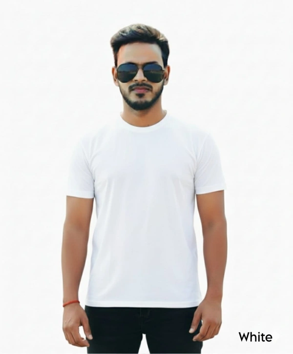 Eenfnety ™ Men Fashion Cotton Blend T-Shirt | Men Half Sleeve Casual Regular Fit T Shirt | Stylish Trendy Solid Men Mandarin Collar Hlaf Sleeves Combo T-Shirt for Men | Laple collar t-shirt