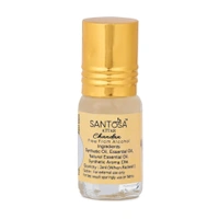 Santosa Chandan Attar |Free From Alcohol Apparel Rool on Perfume 3ml | Fragrance, Temple-Ready Roll-On for Khatu Shyam Blessings & Pooja Rituals Pack of 1