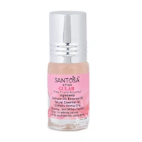 Santosa Rose Attar |Free From Alcohol Apparel Rool on Perfume 3ml | Fragrance, Temple-Ready Roll-On for Khatu Shyam Blessings & Pooja Rituals Pack of 1