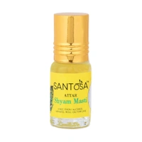 Santosa Shyam Masti Attar 3ml - Alcohol-Free Jasmine, Motia & Mogra Fragrance | Temple-Ready Roll-On for Khatu Shyam Blessings & Pooja Rituals