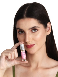 Santosa Gulab Attar Original 6ml Roll-On - Alcohol-Free, Oil-Based Rose Itra/Ittar/Attar for Men & Women, Long-Lasting Floral Scent for Pooja, Puja, & Everyday Use