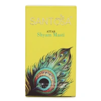 Santosa Shyam Masti Attar 6ml - Alcohol-Free Jasmine, Motia & Mogra Fragrance | Temple-Ready Roll-On for Khatu Shyam Blessings & Pooja Rituals
