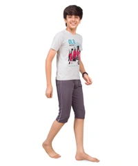 Vee MAX Vee Max Boys Printed Collar Night Suit - 9-10 Yrs