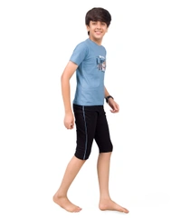Vee MAX Vee Max Boys Printed Collar Night Suit - 5-6 Yrs