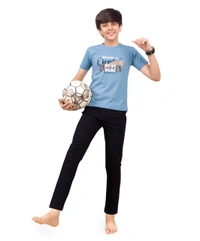 Vee MAX Vee Max Boys Printed Collar Night Suit - 7-8 Yrs