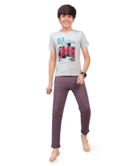 Vee MAX Vee Max Boys Printed Collar Night Suit - 1-2 Yrs