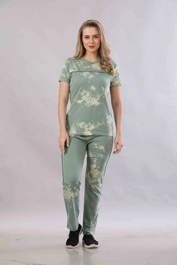 Vee MAX Vee Max Printed Womens Tie & Die Womens Night Suits - Green, XL