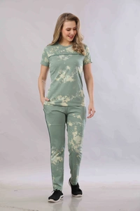 Vee MAX Vee Max Printed Womens Tie & Die Womens Night Suits - Green, XL