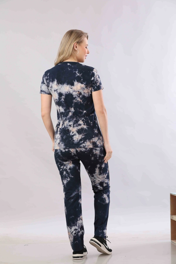 Vee MAX Vee Max Printed Womens Tie & Die Womens Night Suits - Navy Blue, S