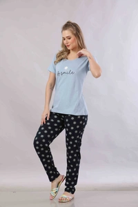 Vee MAX Vee Max Printed Womens  Womens Night Suits - Blue, XL