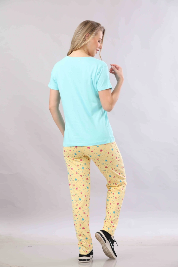 Vee MAX Vee Max Printed Womens  Womens Night Suits - Sky Blue, M