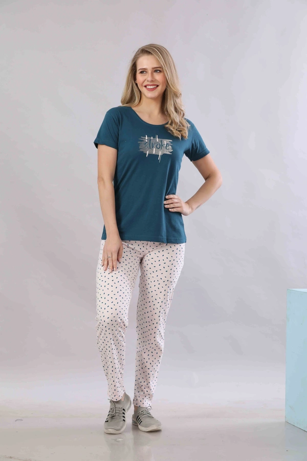 Vee MAX Vee Max Printed Womens  Womens Night Suits - Peacock Green, M