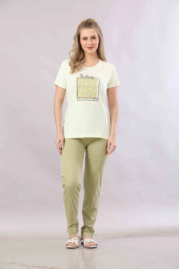 Vee MAX Vee Max Printed Womens  Womens Night Suits - Yellow, L