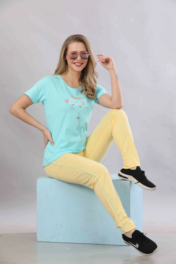 Vee MAX Vee Max Printed Womens  Womens Night Suits - Sky Blue, L