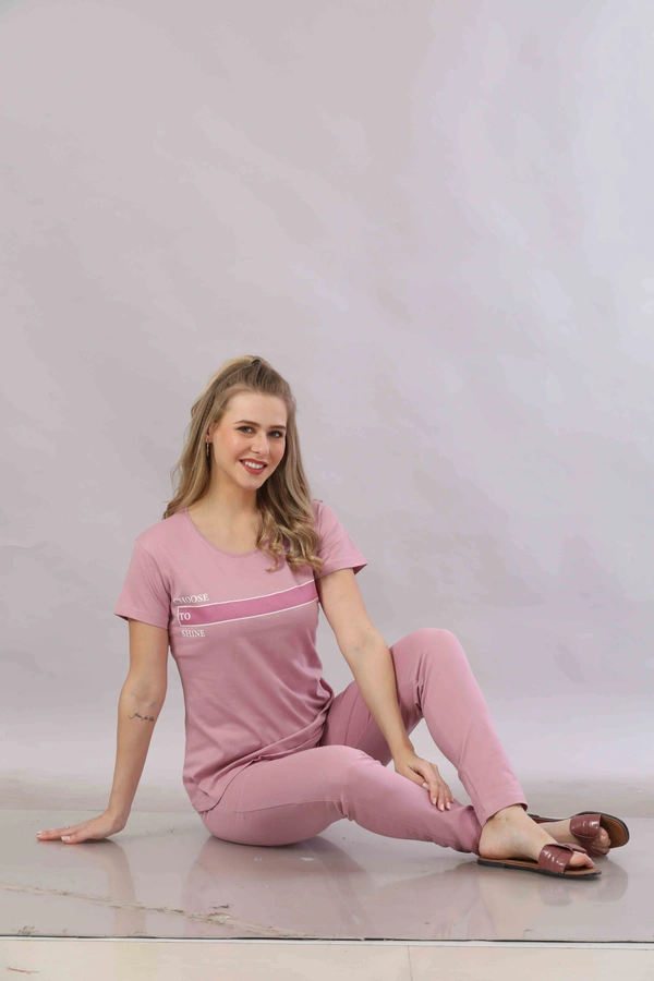 Vee MAX Vee Max Printed Womens  Womens Night Suits - Pink, M