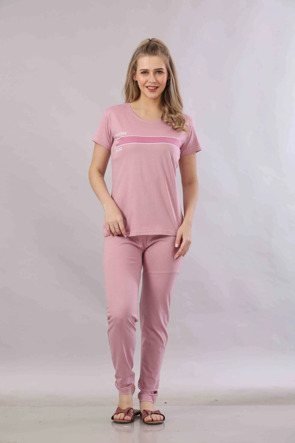 Vee MAX Vee Max Printed Womens  Womens Night Suits - Pink, M