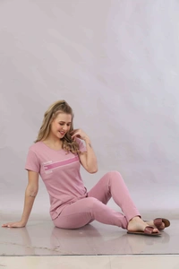 Vee MAX Vee Max Printed Womens  Womens Night Suits - Pink, M