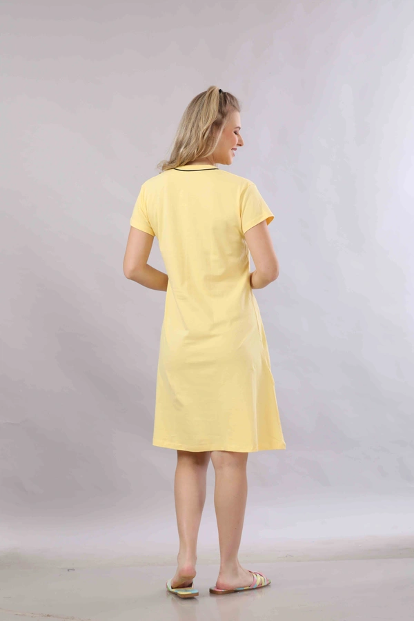 Vee MAX Vee Max Womens Printed  Long Top - Yellow, L
