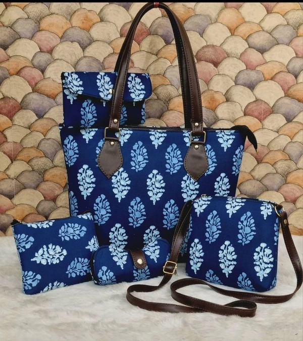 Logu's 5 Combo Bag - Blue Marguerite