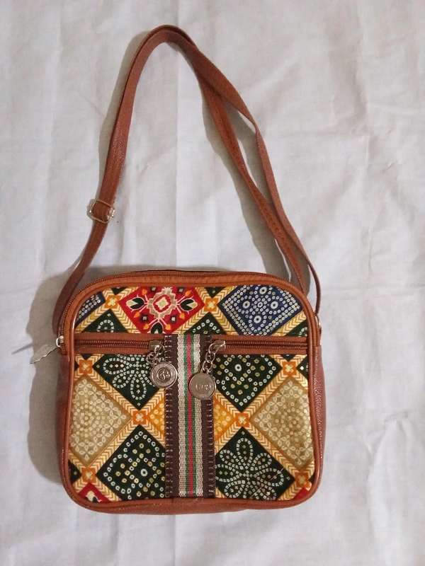 Logu's Small Ikkat Sling Bag