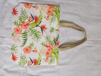 Logu's Floral Print Travel Bag - Maroon
