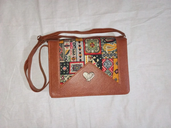 Logu's Designer Ikkat Sling Bag