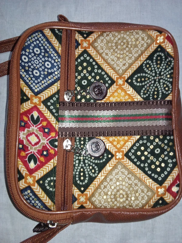 Logu's Small Ikkat Sling Bag