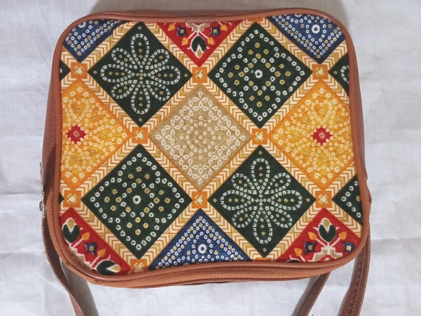 Logu's Small Ikkat Sling Bag