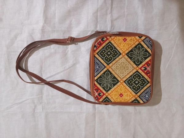 Logu's Small Ikkat Sling Bag