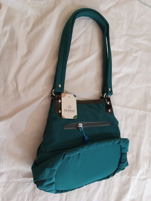 Logu's 2 way Hand Bag - Green